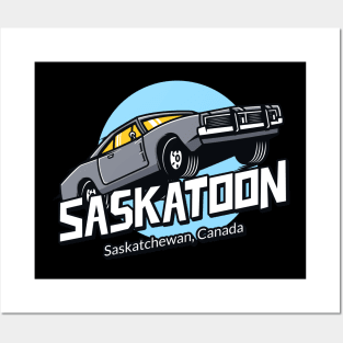 Saskatoon Street Revival Vintage Comic Branding Posters and Art